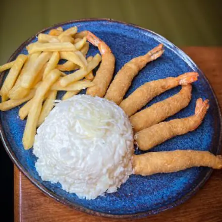 Camarão à Milanesa